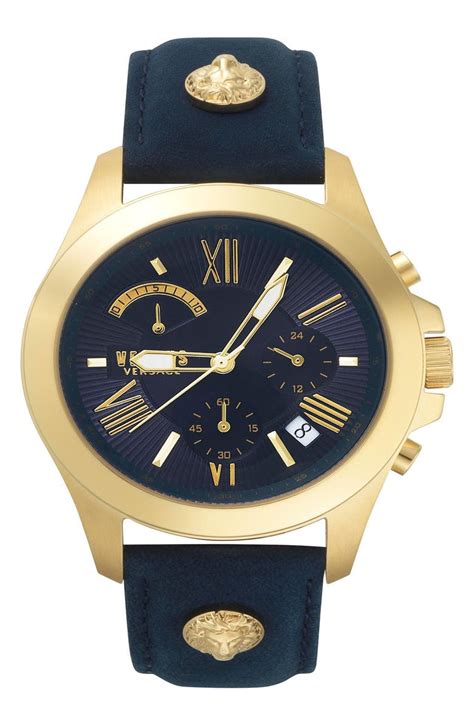 versus versace women's carnaby street lion head leather strap watch|Versus Versace .